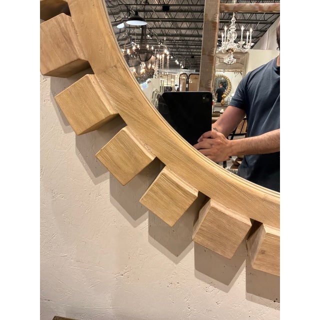 2020s Revelation Around the Block Mirror For Sale - Image 5 of 5