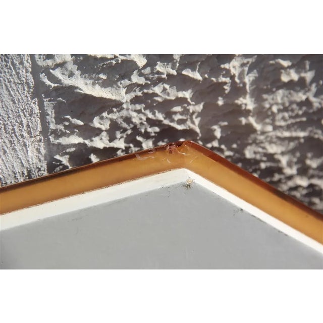 Italian Rosewood Mirror, 1960s For Sale - Image 4 of 10