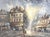 Set of Three Mid-Century Paris Street Scene Oil Paintings Signed Burnett For Sale - Image 10 of 14