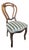 Louis Philippe Medallion Chair in Walnut Wood, 1960 For Sale