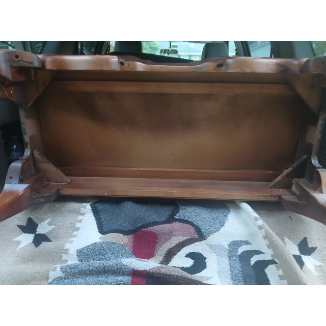 Vintage Cherry Chippendale Highboy Dresser For Sale - Image 9 of 10