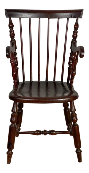 19th Century Mahogany Windsor Armchair, Jamaica