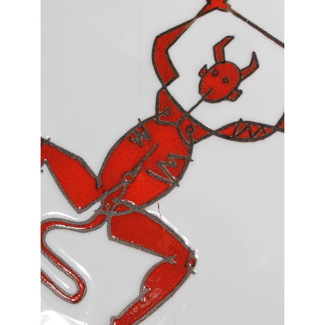 The Devil Ceramic Tile by César Manrique, 1968 For Sale - Image 4 of 7