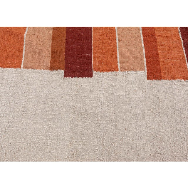 Vintage Swedish Flat-Weave Rug, Doris Leslie Blau For Sale In New York - Image 6 of 10