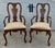 Vintage (1970's) Set of Six Dining Chairs have a Queen Anne Style. Made by American Drew Furniture. The Wood is Cherry....