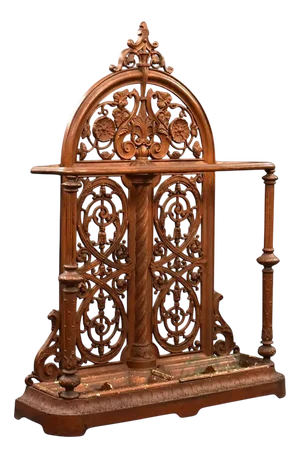 Victorian Cast Iron Stick Stand by Falkirk Foundry, 1880