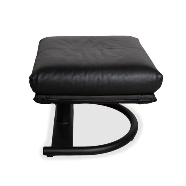 Black Leather BMP 418 Stool from Rolf Benz For Sale - Image 10 of 13