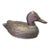 1905 Primitive Ring Cut Layered Wood Duck Decoy by Ted Grondski (Massachusetts) For Sale