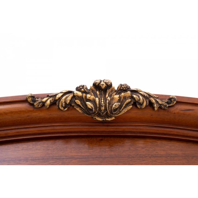 Antique Mirror in Walnut, France, 1890 For Sale - Image 4 of 6