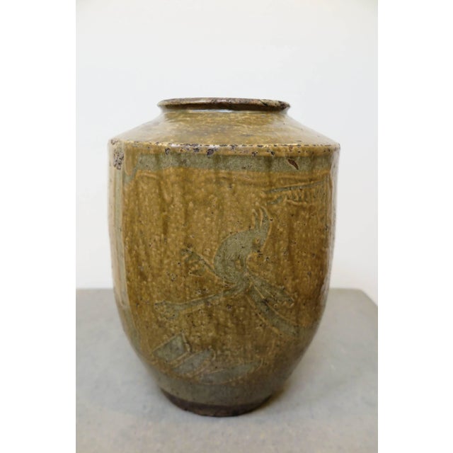 Asian 19th Century Stoneware Jar For Sale - Image 3 of 8