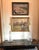 Beautiful pair of early 20th century wheel cut glass lamps rewired as candlestick lamps. Extremely high quality clear...