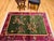 Textile Vintage Chinese Art Deco Rug, Floral Design, Sage Green & Purple, 4' x 6' For Sale - Image 7 of 16