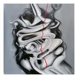 Stefano Mazzolini, F9, Oil on Canvas
