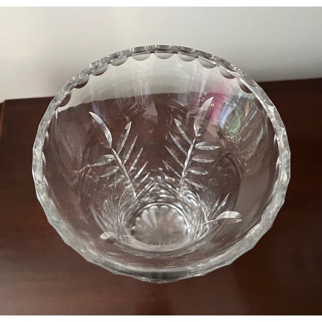 Webb and Corbett Early 20th Century Webb Corbett Classic Cut Crystal Vase England For Sale - Image 4 of 4