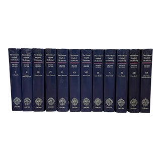 The Oxford English Dictionary 1989 2nd Ed. 12 Volumes. 1-4,6-12, 20 For Sale