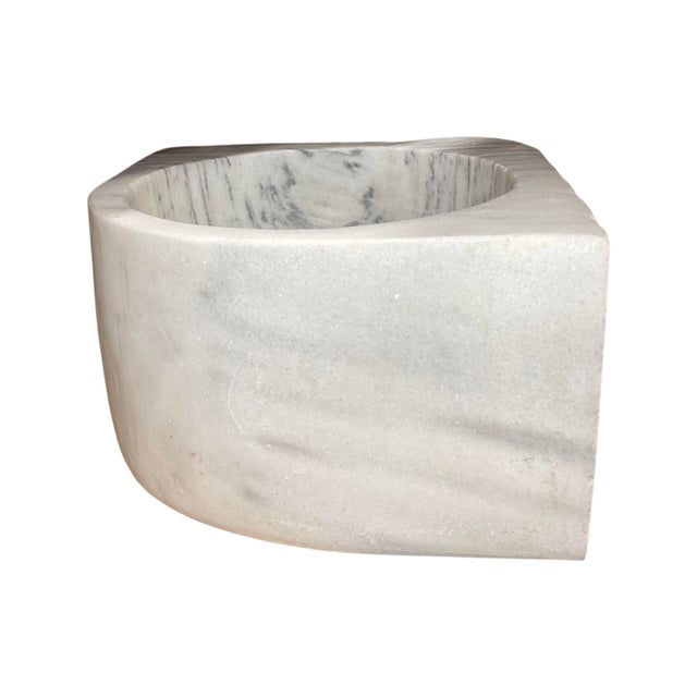 18th Century French White Marble Corner Sink Chairish