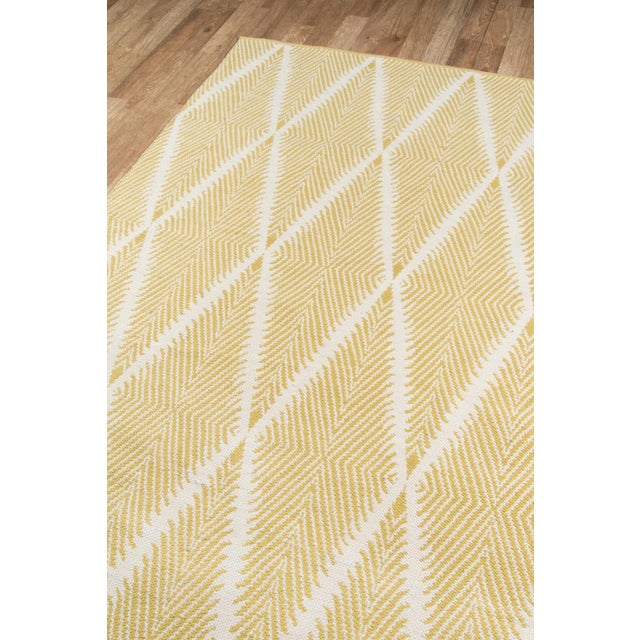 Erin Gates by Momeni River Beacon Citron Indoor Outdoor Hand Woven Area