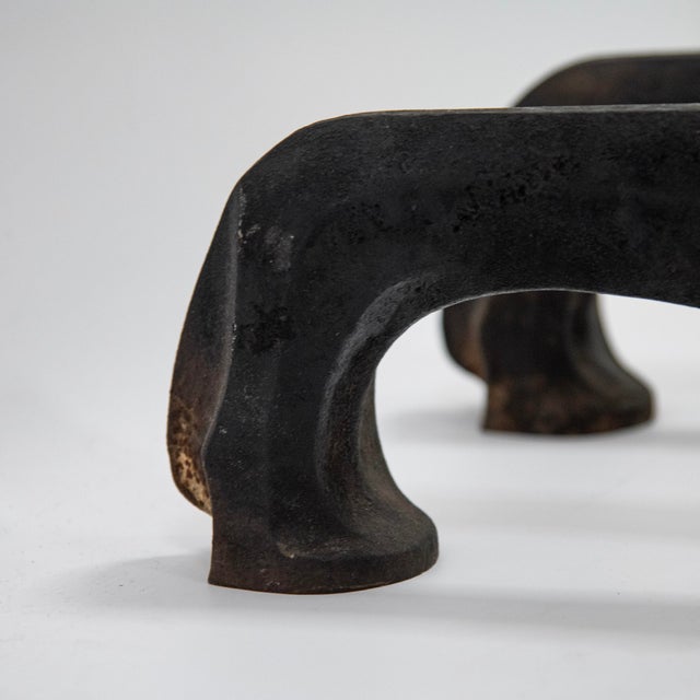 Andirons, 1960s, Set of 2 For Sale - Image 4 of 14