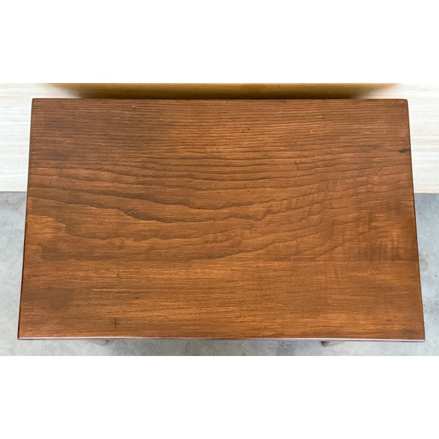 Danish Teak Nightstands Tables With Drawer, 1960s Modern Design, A Pair For Sale - Image 12 of 12