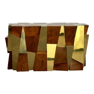 Paul Evans Cityscape Multifaceted Console or Dining Table Base, Pe 300 Series