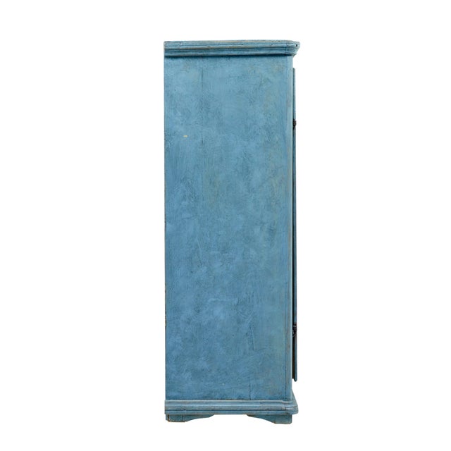 Gustavian (Swedish) Swedish Painted Pine Cupboard, 1870s For Sale - Image 3 of 10