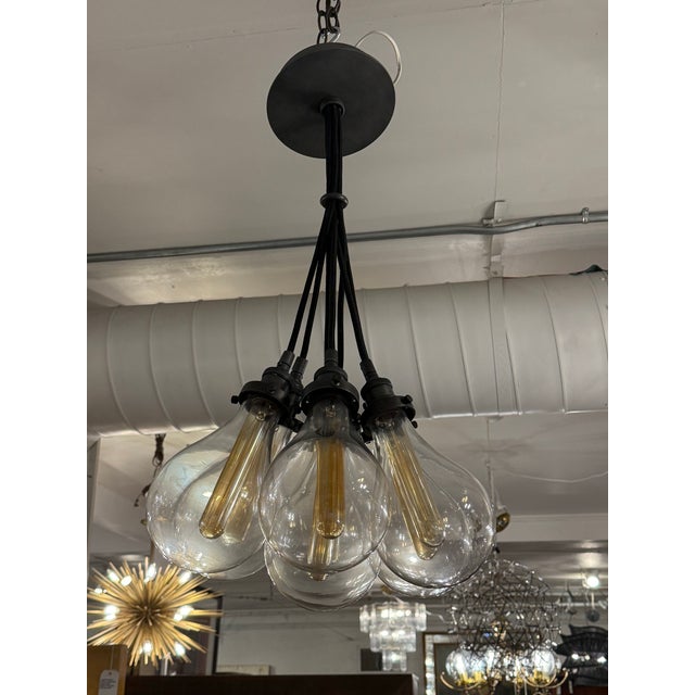 Design Plus Gallery presents the Filament Chandelier from Restoration Hardware. There are seven clusters of hand blown...