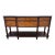 Baker Furniture Italian Provincial Mahogany Burl Wood Credenza Sideboard Buffet For Sale
