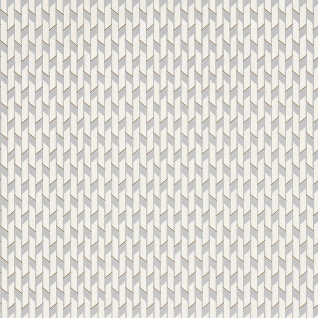Sample - Schumacher X David Oliver Empire Wallpaper in Felt For Sale