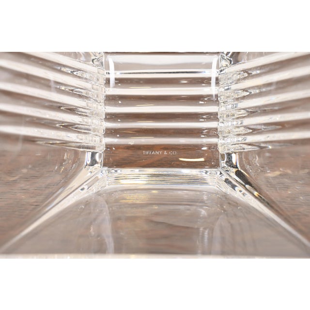 Tiffany & Co. Cut Crystal Snack Bowls, Pair For Sale - Image 10 of 12