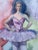 1980s 1980s Original Watercolor of a Ballerina For Sale - Image 5 of 6