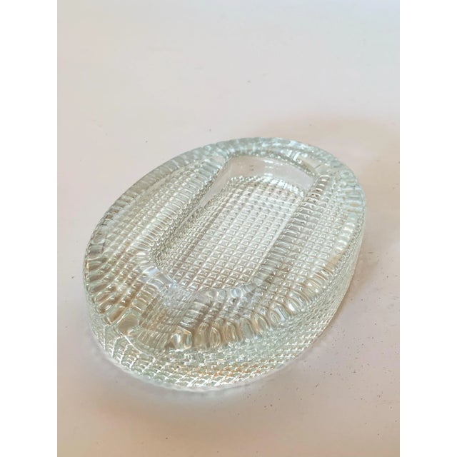 1960s 1960s Textured Italian Glass Ashtray Catchall For Sale - Image 5 of 10