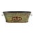 Vintage Embossed Metal Jardinière Planter With Ring Handles | Distressed French Country Cachepot For Sale