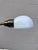 Mid-Century Modern Vintage 1960s Brass Gooseneck Desk Lamp Milk Glass Dome Shade Mid-Century Modern Task Light For Sale - Image 3 of 12