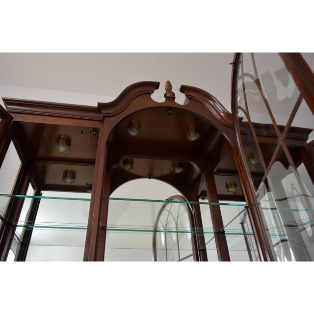 Ethan Allen Georgian Court Cherry China Cabinet For Sale In Philadelphia - Image 6 of 9