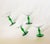 Antique Art Nouveau Green Blown Glass Coupes - Set of 4 For Sale - Image 10 of 10