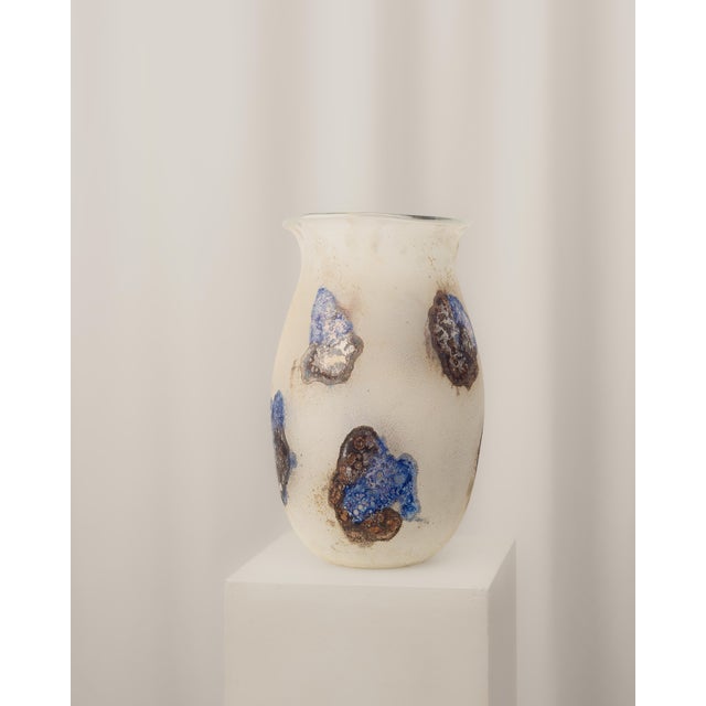 Blown Glass Vase from Alfredo Barnini, 1970s For Sale - Image 4 of 4