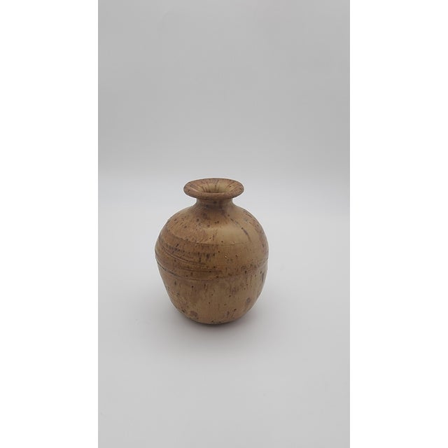 Studio Pottery Vintage Studio Pottery Speckled Glaze Bud Vase For Sale - Image 4 of 8