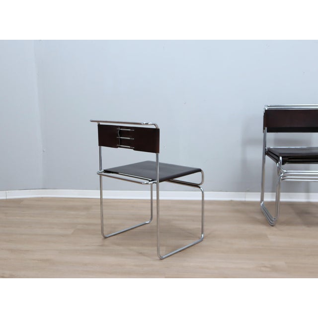 Metal Libellula Chairs by Giovanni Carini for Planula, Italy, 1970s, Set of 4 For Sale - Image 7 of 16