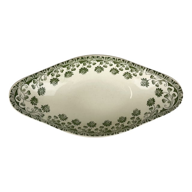 Vintage Clover Model Dish by Ravier Badonviller, 1920s For Sale