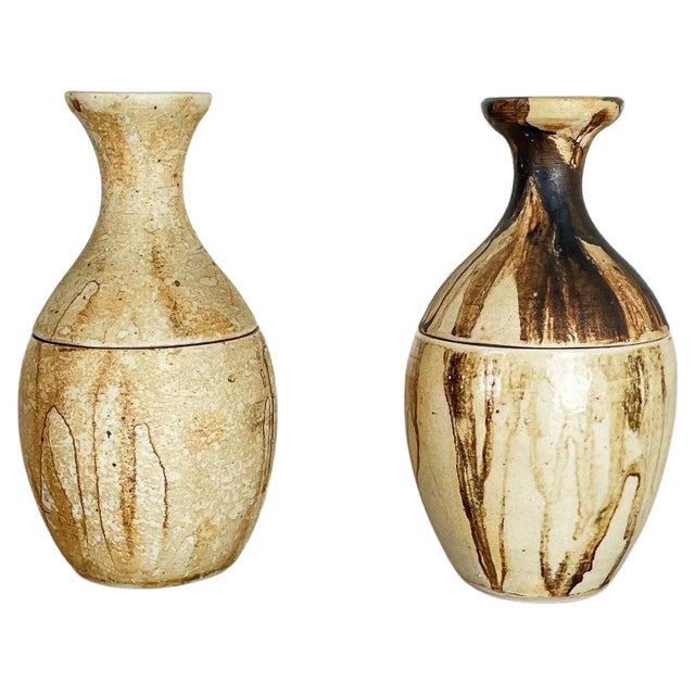 Ceramic Studio Pottery Objects from Gerhard Liebenthron, Germany, 1970s, Set of 2 For Sale - Image 14 of 14