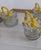 Mid-Century Modern Wall Lamps in Yellow Lacquered Aluminum with Fresnel Glass, 1960s, Set of 2 For Sale - Image 3 of 7