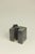 Brutalist 01 Medium Glossy Vase in Ceramic by Lentiez For Sale - Image 4 of 4