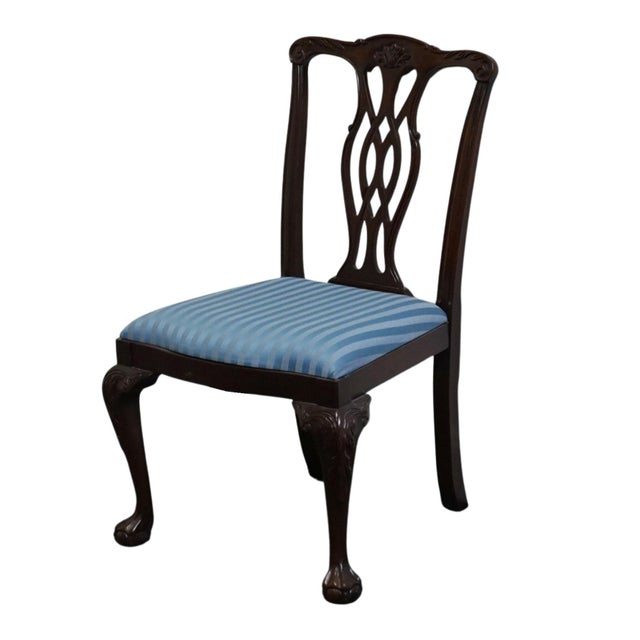 PENNSYLVANIA HOUSE Solid Mahogany Traditional Chippendale Style Dining Side Chair 13-3107 / 13-3108 38" High 24" Wide...