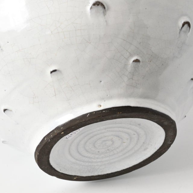 German Studio Pottery Strawberry Pattern Vase, 1960s For Sale - Image 11 of 13