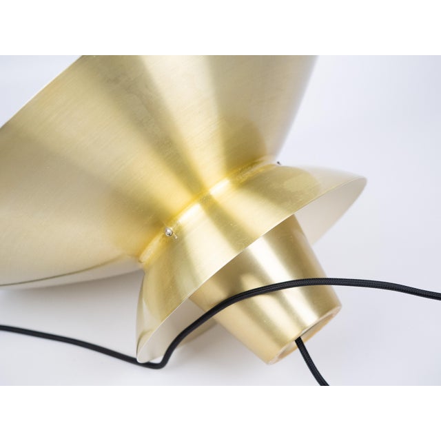 Vintage Danish Navy Pendant Lamp by Jorn Utzon for Nordisk Solar, 1947, 1940s For Sale - Image 14 of 16