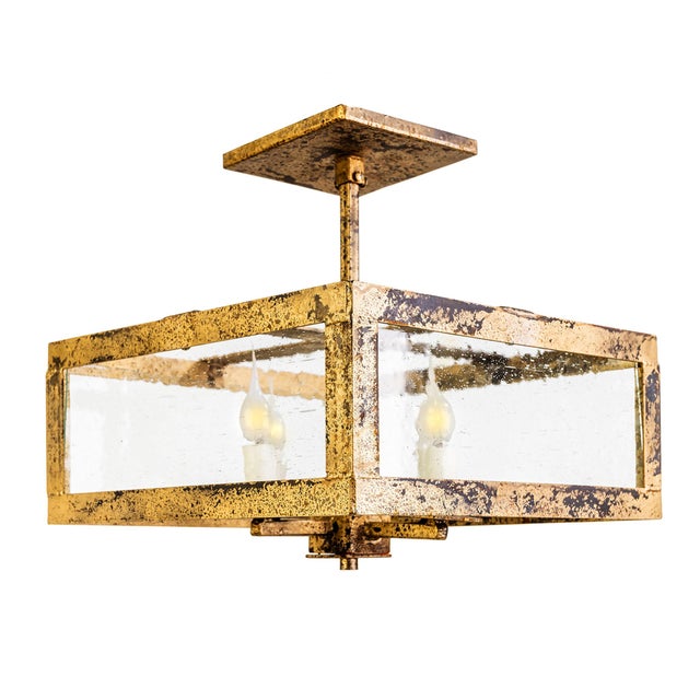Contemporary Semi Flush Calibogue by Lowcountry Originals For Sale - Image 3 of 3
