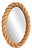 Vintage Oval Rope Mirror from Audoux & Minet, 1950 For Sale