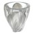 1960s French Signed Lalique Clear and Frosted Glass Ingrid Vase For Sale