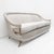 An elegant french sofa from the 1950s, featuring a soft, enveloping silhouette inspired by art deco aesthetics. in...
