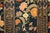 Four-Panel Chinese Black Lacquer Screen with Polychrome Floral Decoration For Sale - Image 13 of 18